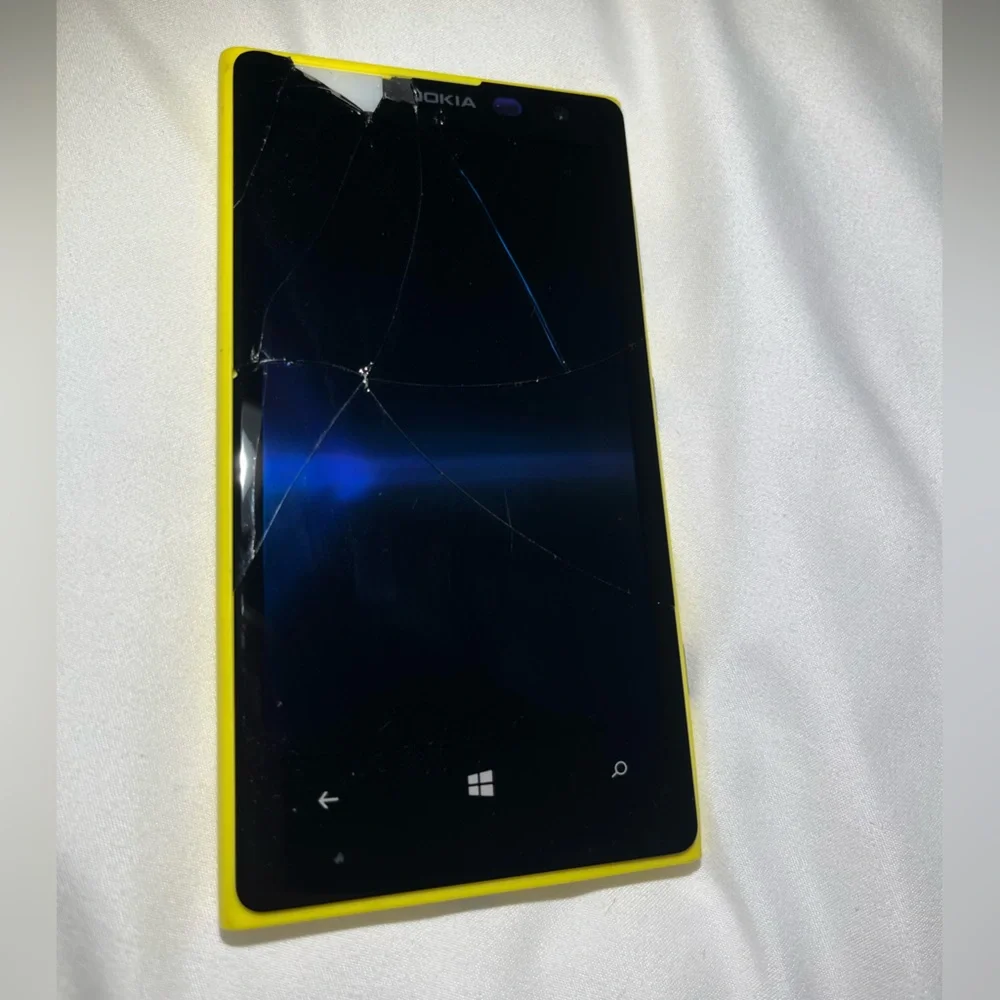 Nokia Yellow Phone Back Cover with Black Camera Housing